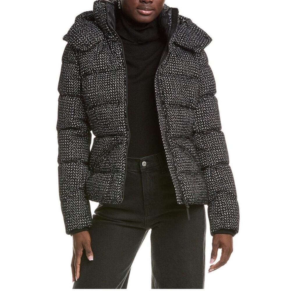 Mackage Madalyn Flocked Medium Down Coat Puffer Jacket size XL